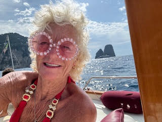 Theodora in Port of Capri Italy