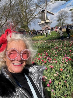 Theodora in Keukenhof the Netherlands