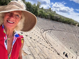 Theodora in Mycenae Greece
