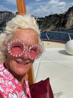 Theodora in Port of Capri Italy