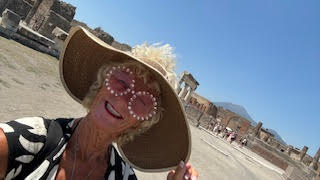 Theodora in the City of Pompei Italy