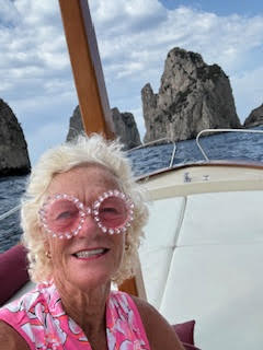 Theodora in Port of Capri Italy