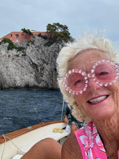Theodora in Port of Capri Italy
