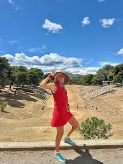 Theodora in Mycenae Greece