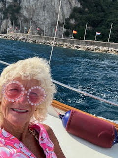 Theodora in Port of Capri Italy