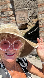 Theodora in the City of Pompei Italy
