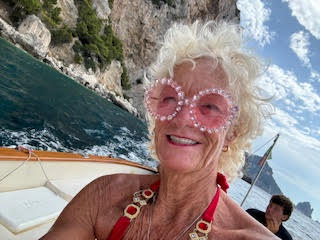 Theodora in Port of Capri Italy