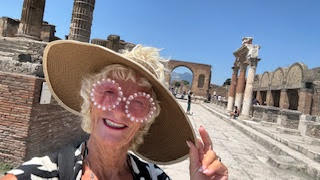 Theodora in the City of Pompei Italy