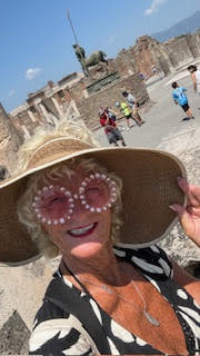 Theodora in the City of Pompei Italy