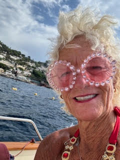 Theodora in Port of Capri Italy
