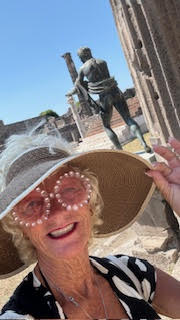 Theodora in the City of Pompei Italy
