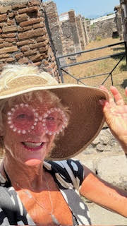 Theodora in the City of Pompei Italy