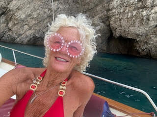 Theodora in Port of Capri Italy