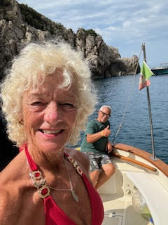 Theodora in Port of Capri Italy