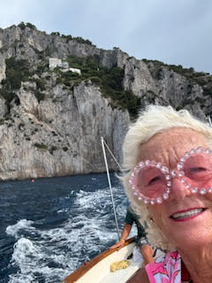 Theodora in Port of Capri Italy