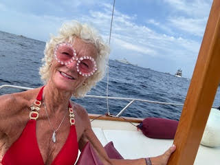 Theodora in Port of Capri Italy