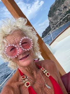 Theodora in Port of Capri Italy