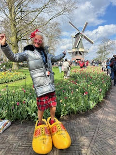 Theodora in Keukenhof the Netherlands