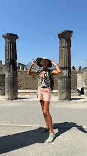 Theodora in the City of Pompei Italy