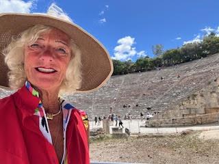 Theodora in Mycenae Greece
