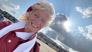 Theodora at Grand Prix in Zandvoort the Netherlands