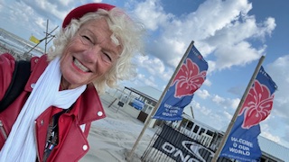 Theodora at Grand Prix in Zandvoort the Netherlands