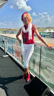 Theodora at Grand Prix in Zandvoort the Netherlands