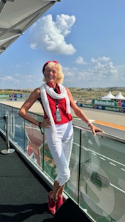 Theodora at Grand Prix in Zandvoort the Netherlands