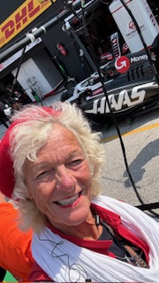 Theodora at Grand Prix in Zandvoort the Netherlands