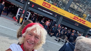 Theodora at Grand Prix in Zandvoort the Netherlands