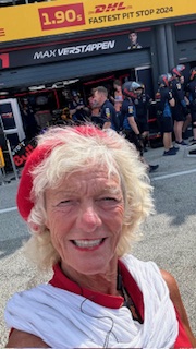 Theodora at Grand Prix in Zandvoort the Netherlands