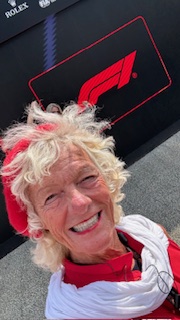 Theodora at Grand Prix in Zandvoort the Netherlands