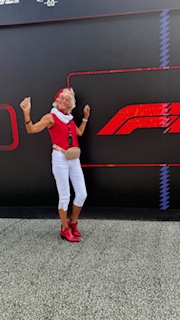 Theodora at Grand Prix in Zandvoort the Netherlands